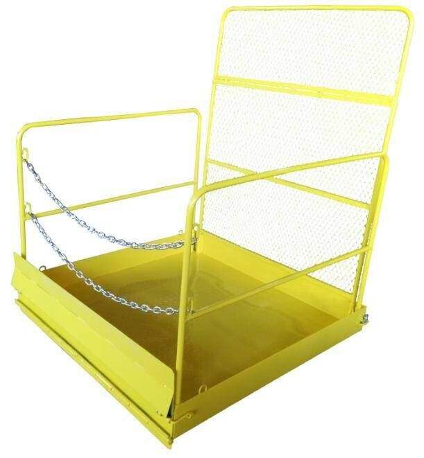 High secure use long time forklift man cage products manufacture