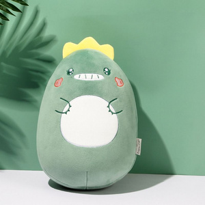 Wholesale Customized Soft Plush Dinosaur Egg Dual-Use 2 In 1 Pillow For Office