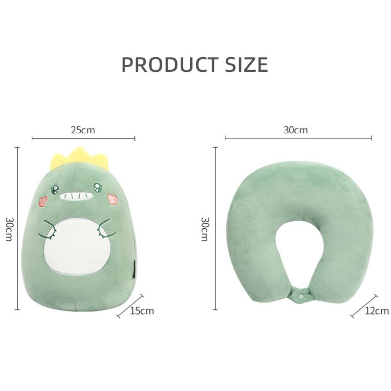 Wholesale Customized Soft Plush Dinosaur Egg Dual-Use 2 In 1 Pillow For Office