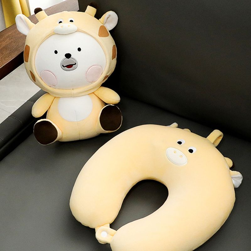 Custom Wholesale Dual-Use 2 In 1 Pillow Decorative Rest U-Shaped Pillow