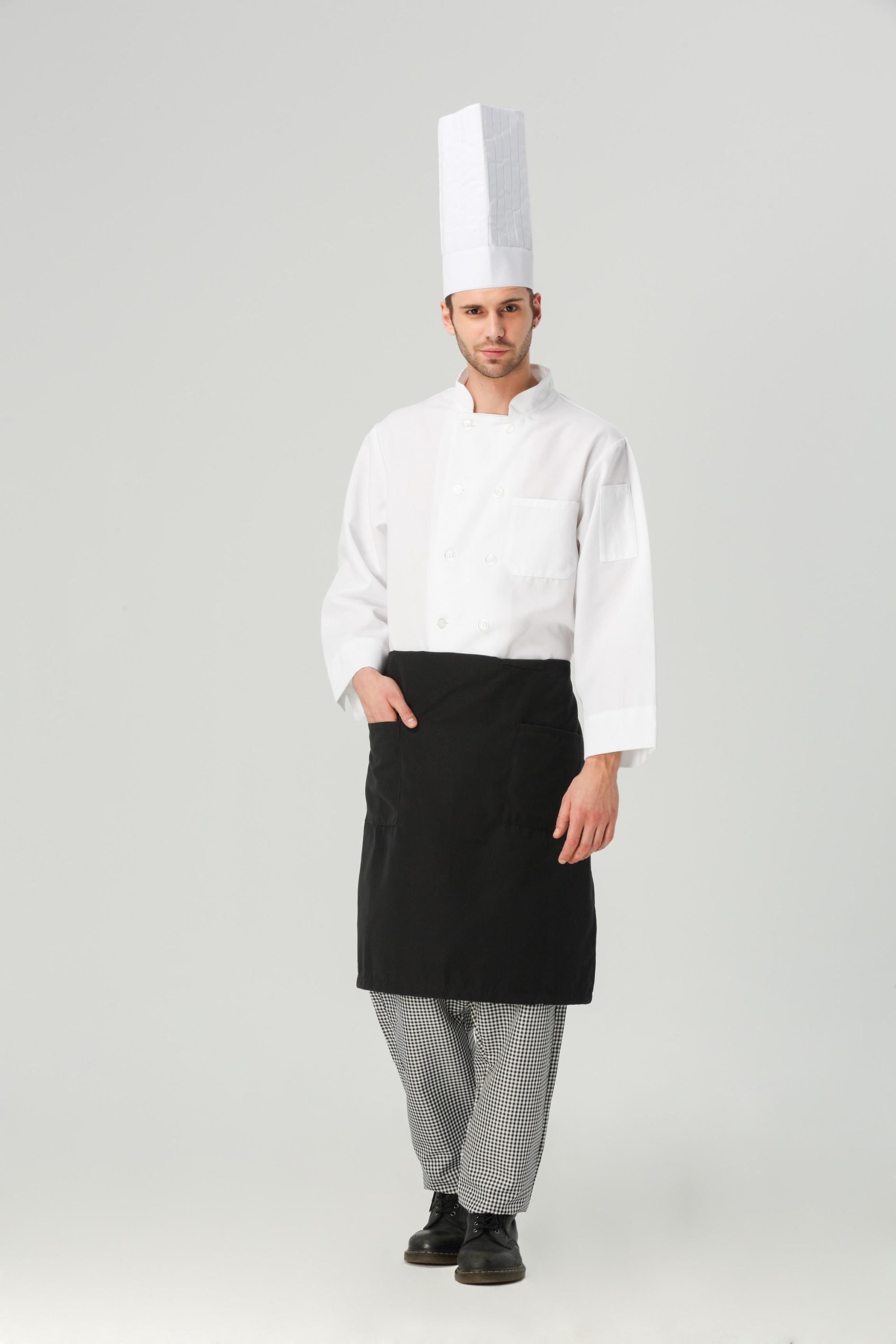 Multiple Style 65 Polyester 35 Cotton Modern Kitchen Apron