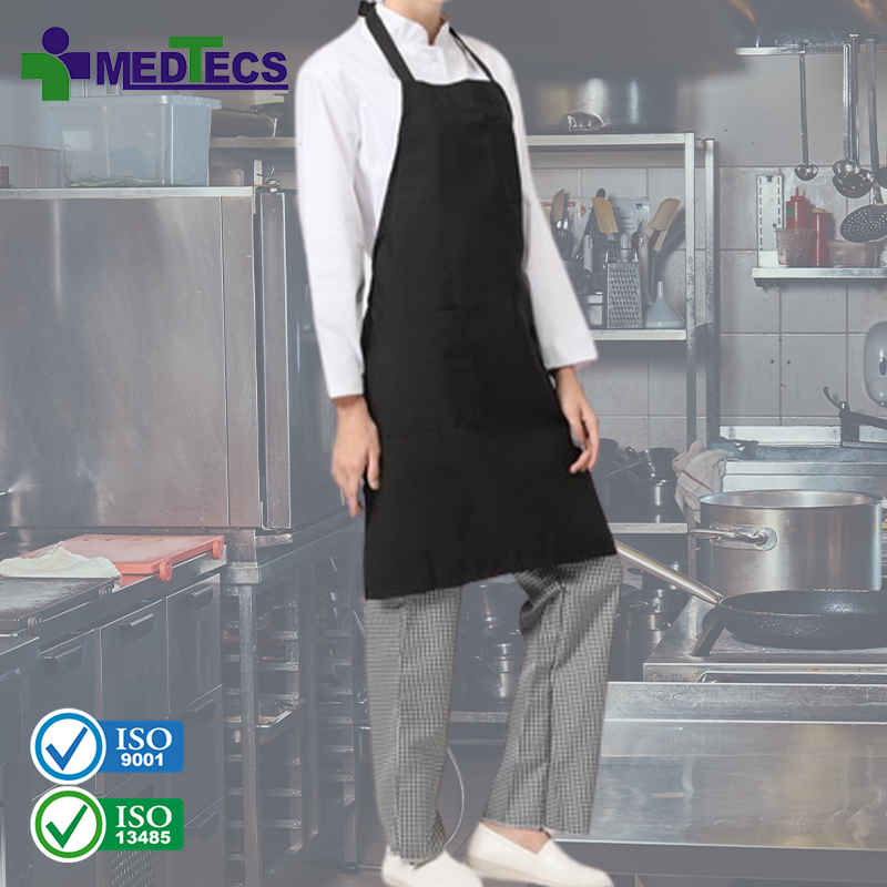 Multiple Style 65 Polyester 35 Cotton Modern Kitchen Apron