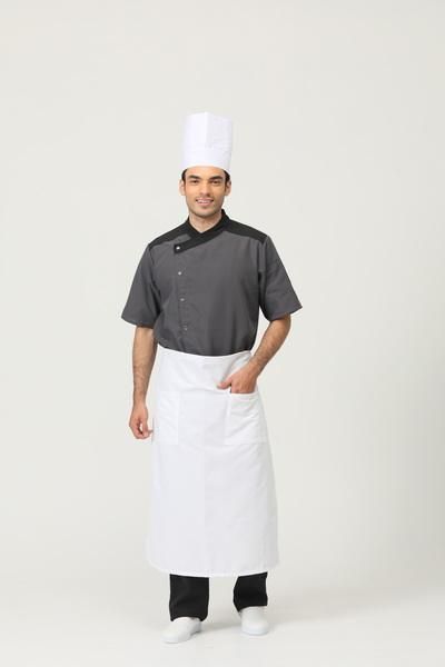 Front Pockets Korean Restaurant Kitchen Apron For Cooking Baking