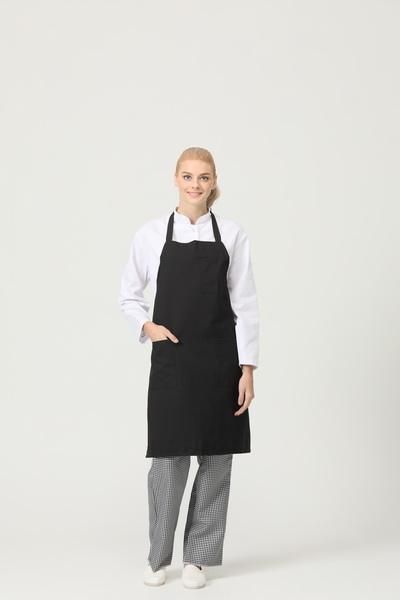 Front Pockets Korean Restaurant Kitchen Apron For Cooking Baking