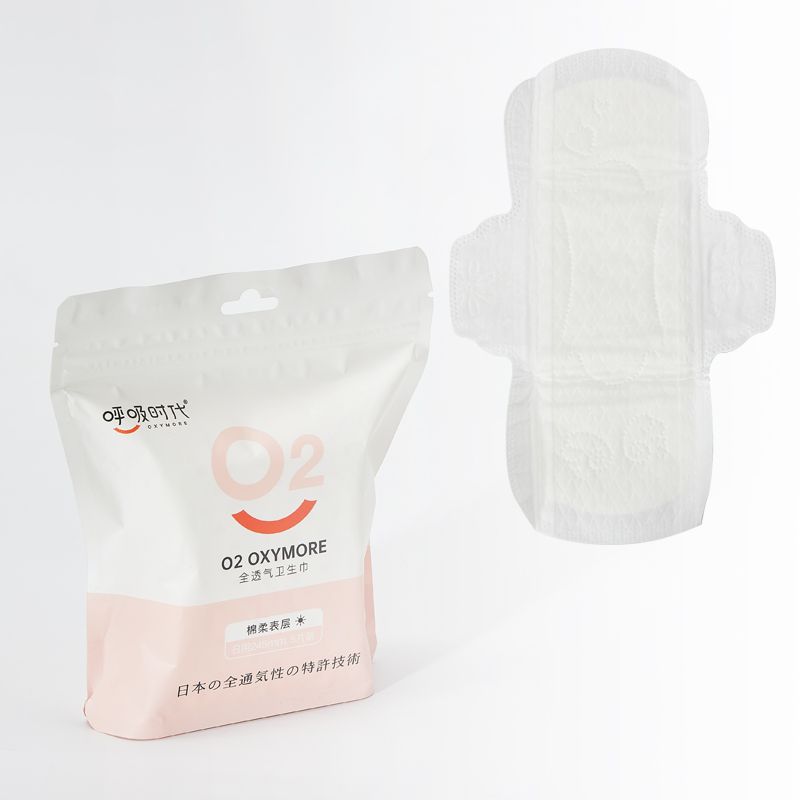 Soft Comfortable Disposable for Sanitary Napkin Woman Pad