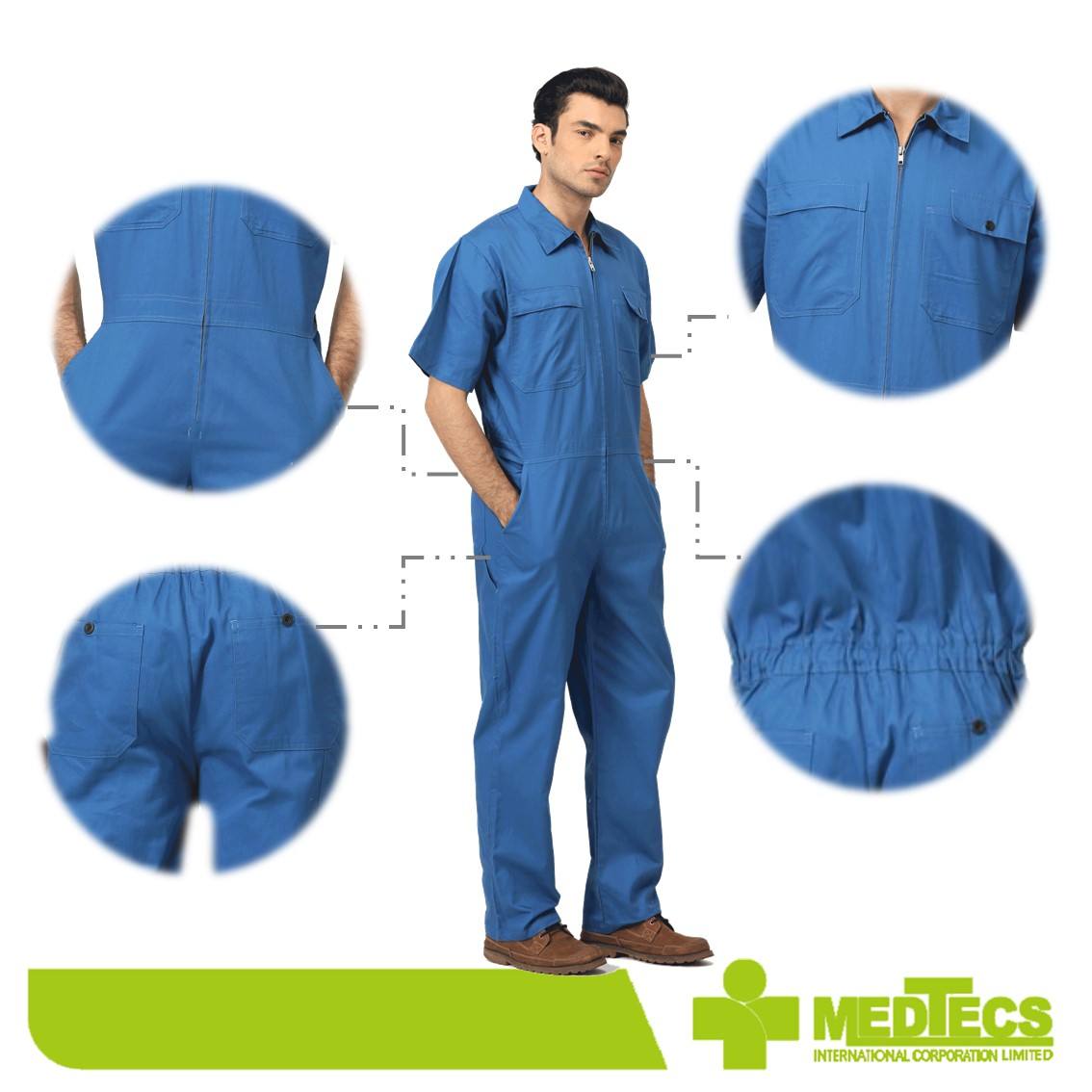 High Visible Industry Working Oil Field OEM Workwear Coverall for Uniform