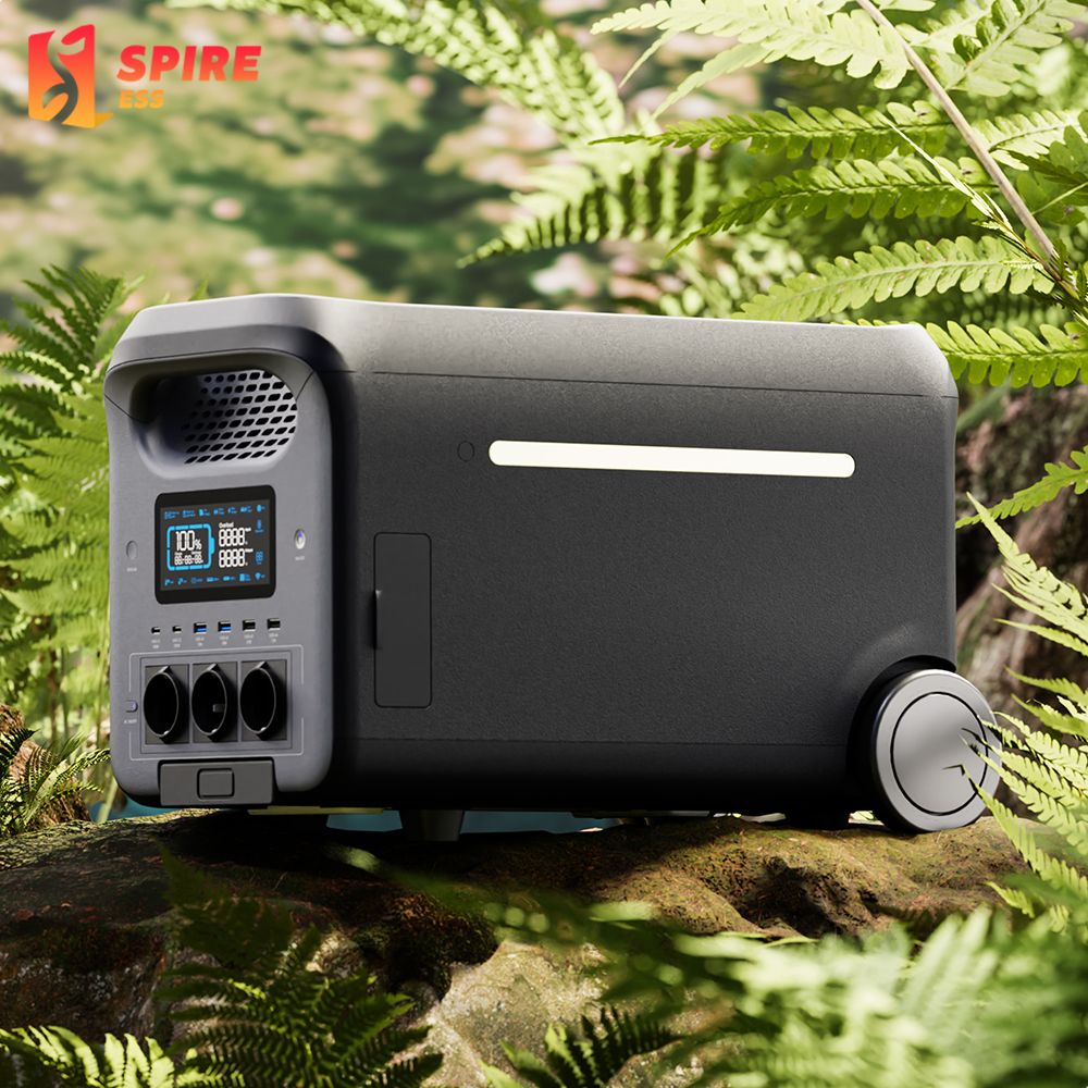 Portable Power Station 3000W 2560WH Home Solar Energy Storage System Solar Generater SR3000 Fast Charging