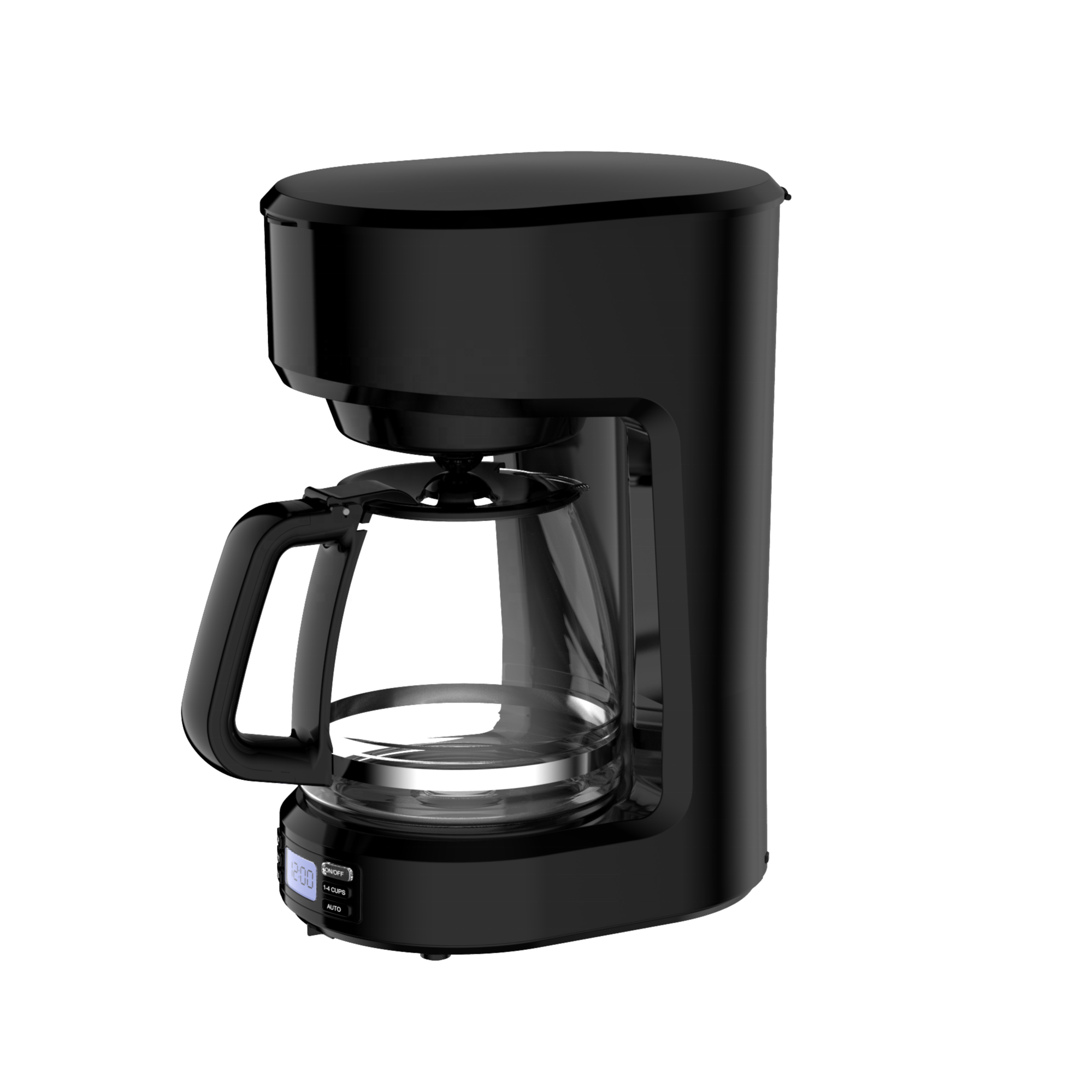 Versatile Coffee Maker with Programmable Timer and LCD Display for Seamless Brewing