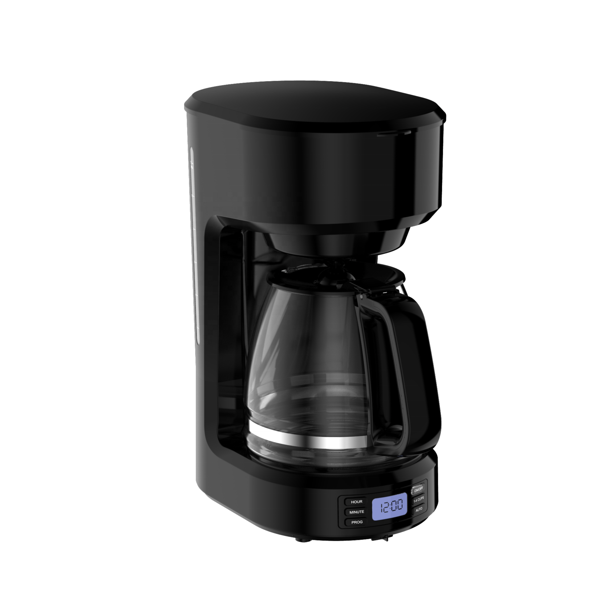 Versatile Coffee Maker with Programmable Timer and LCD Display for Seamless Brewing