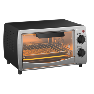 Mini Electric Oven with Adjustable Temperature and Timer for Baking and Grilling