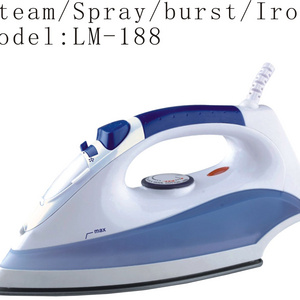 Portable Cord Retractable House Electric Professional Steam Iron For Clothes