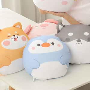 Custom Wholesale Cute Dog Penguin Three-Use 3 in1 Pillow Plush Toy U-shaped Neck Pillow