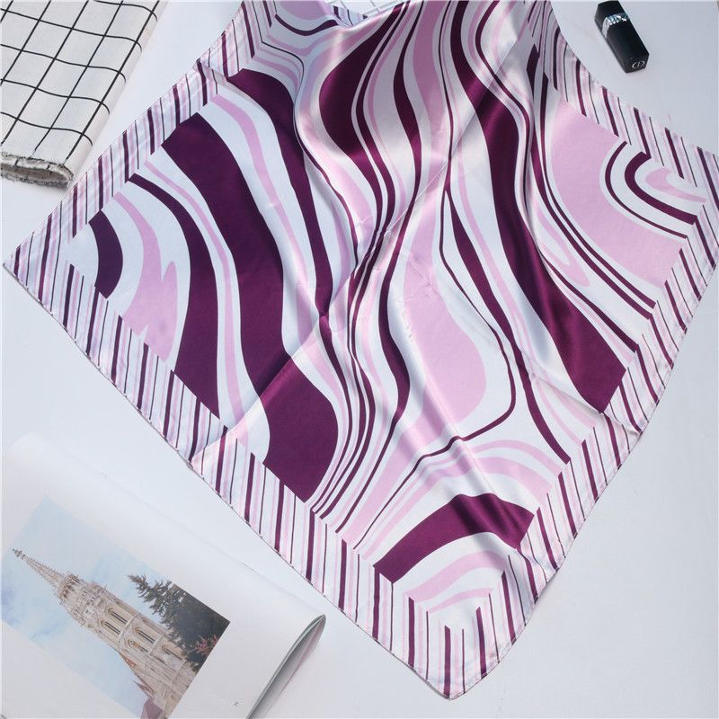 Spring and autumn imitation silk small square scarf silk scarf female all Korean version of professional stewardess welcome Scar