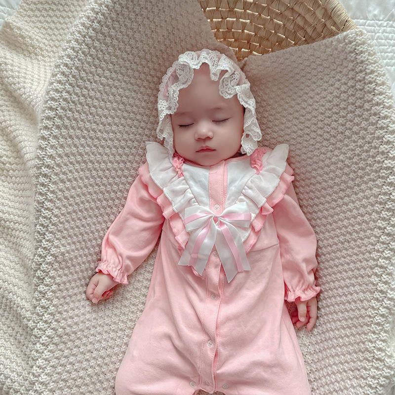 Factory Direct Original Design Jumpsuit Spring And Autumn New Cotton Baby Long Sleeve Jumpsuit Newborn Girls wholesale