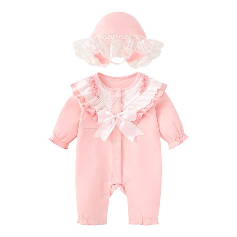 Factory Direct Original Design Jumpsuit Spring And Autumn New Cotton Baby Long Sleeve Jumpsuit Newborn Girls wholesale