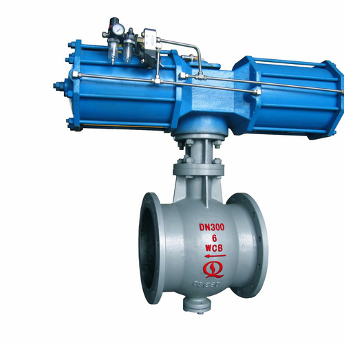 Pneumatic Operated Double Eccentric C Type Semi Ball Valve