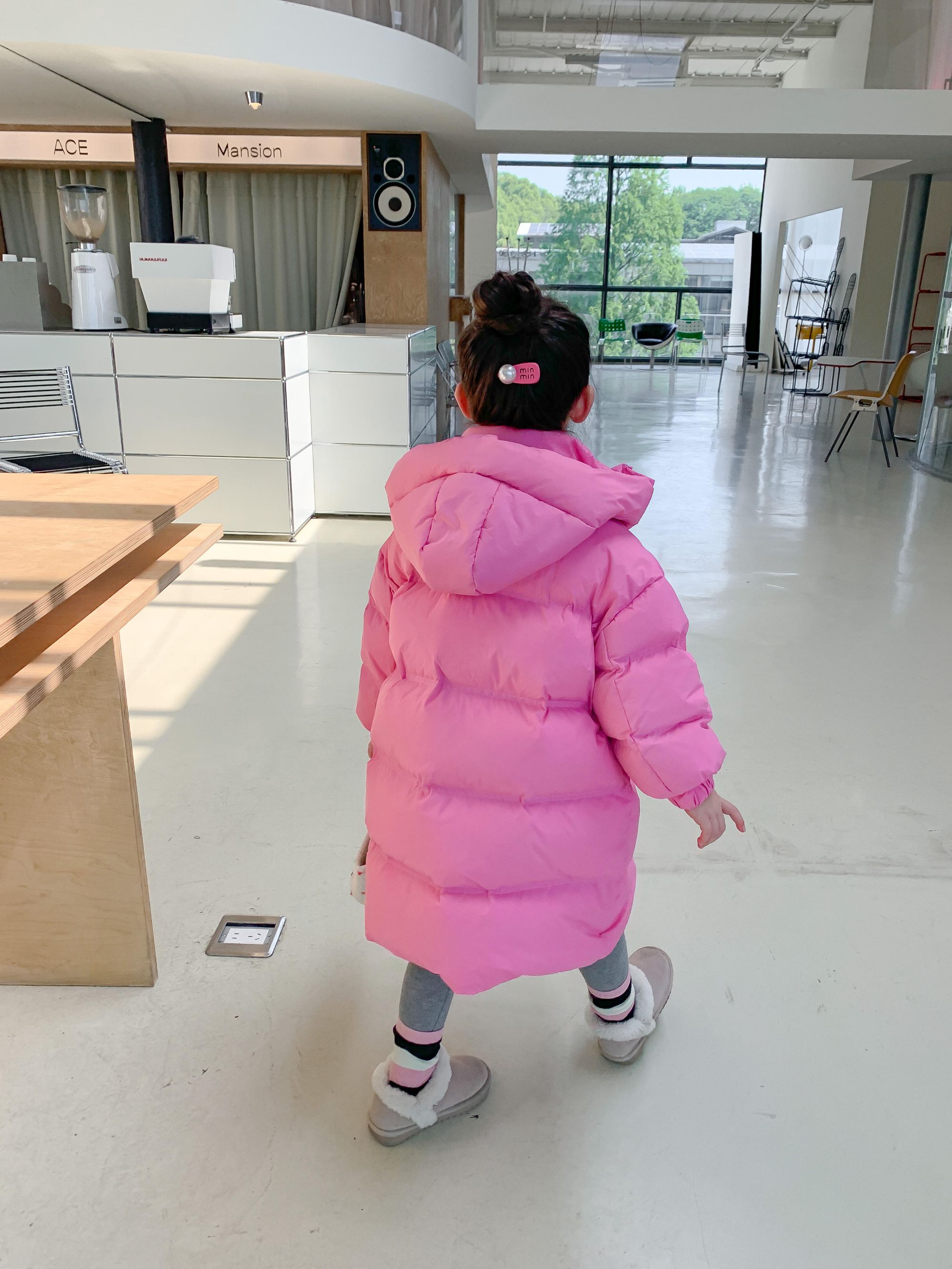 Children Winter Coat Cotton Long Outwear Padded Thick Warm Down Coats Girls