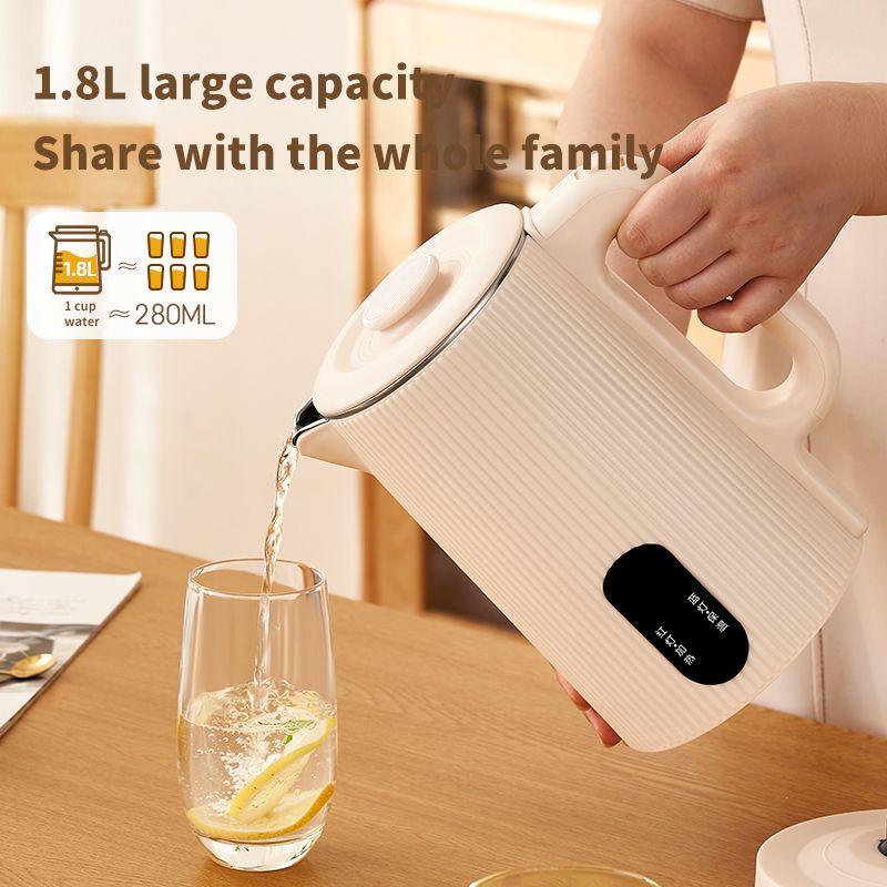 Electric kettle for home use 1.8L capacity 304 stainless steel electric kettle office integrated kettle