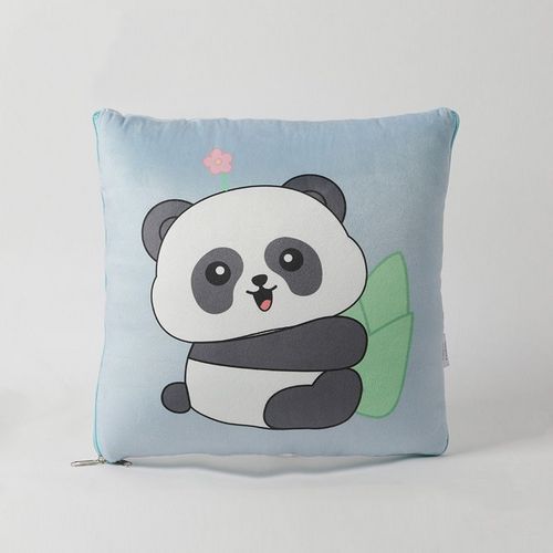 Convenient Panda Bamboo Fluffy Pillow Blanket Cartoon Creative And Multifunctional Pillow