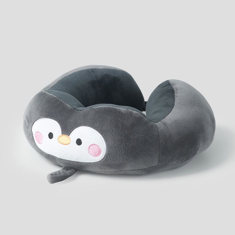 Wholesale customization Convenience Cartoon U-shaped Colorful Travel Neck Pillow