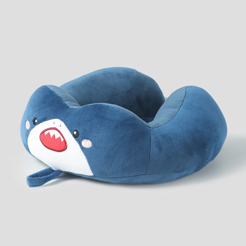 Wholesale customization Convenience Cartoon U-shaped Colorful Travel Neck Pillow