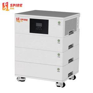 Spire 5kwh 10kwh 15kwh 20kwh 25kwh 120v 230v Single Phase Pure Sine Ac Mppt Lifepo4 Home All-In-One Solar Energy Storage System