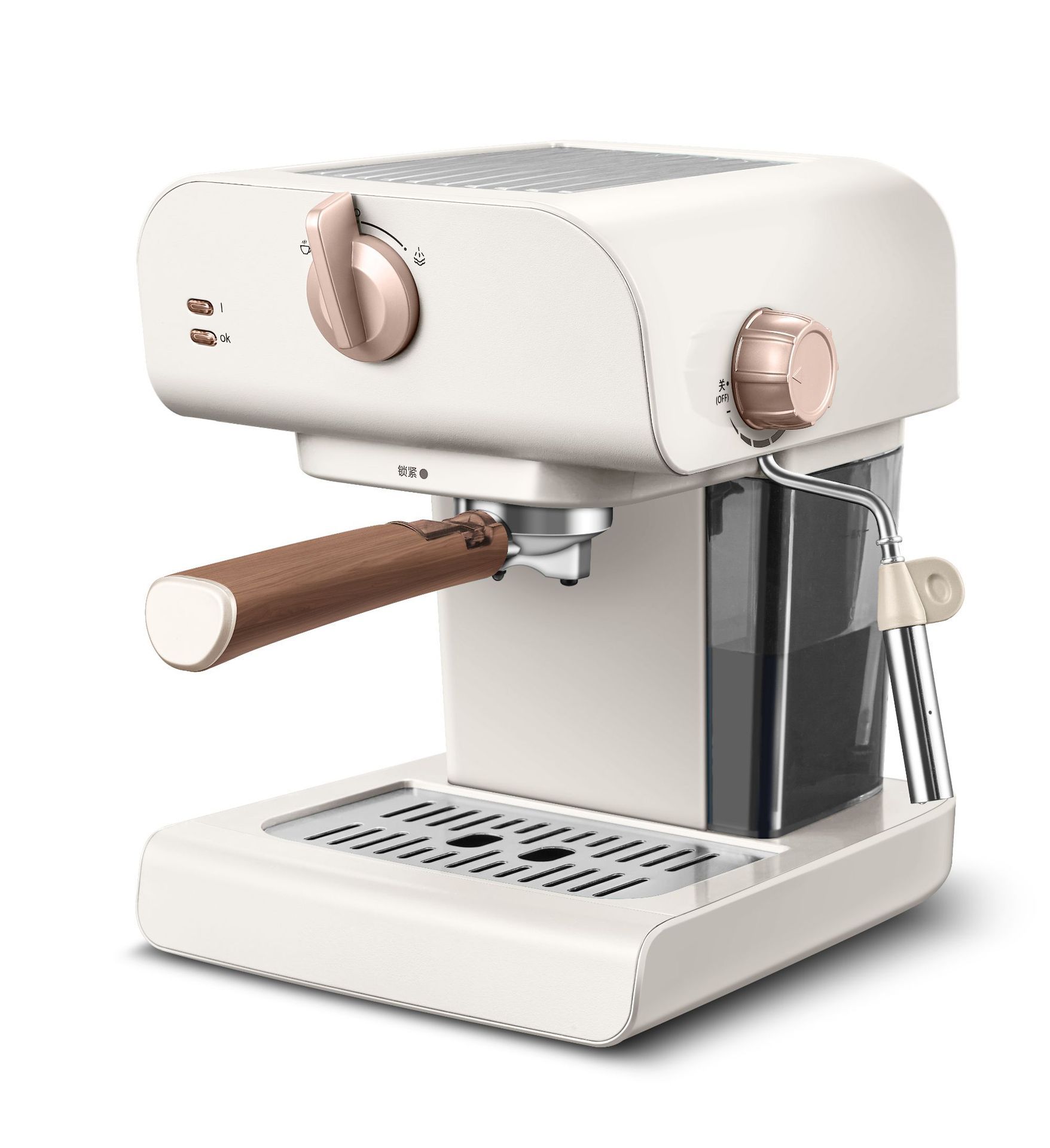 Espresso Machine Commercial Italian Stainless Steel Semi Automatic Coffee Maker Home Espresso Coffee Machine