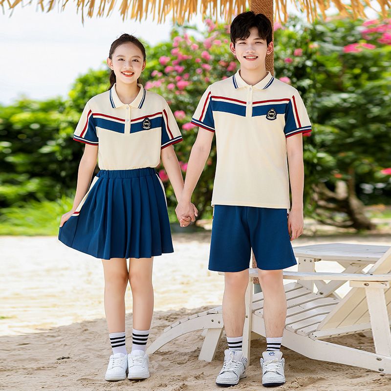 Children's school uniform summer 2 -piece set