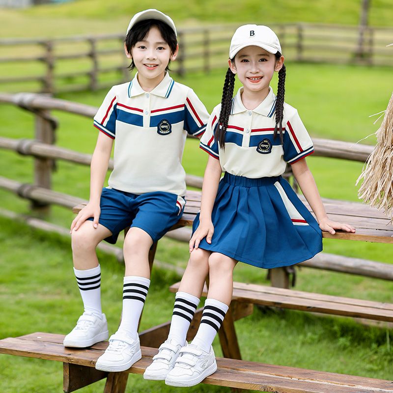 Children's school uniform summer 2 -piece set