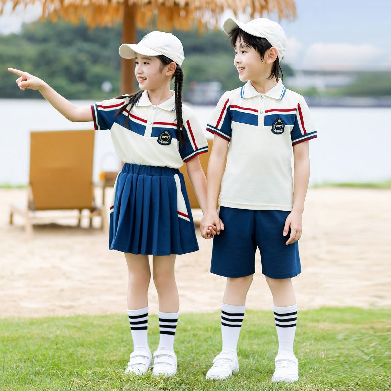 Children's school uniform summer 2 -piece set