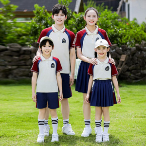 Children's school uniform summer 2 -piece set class service