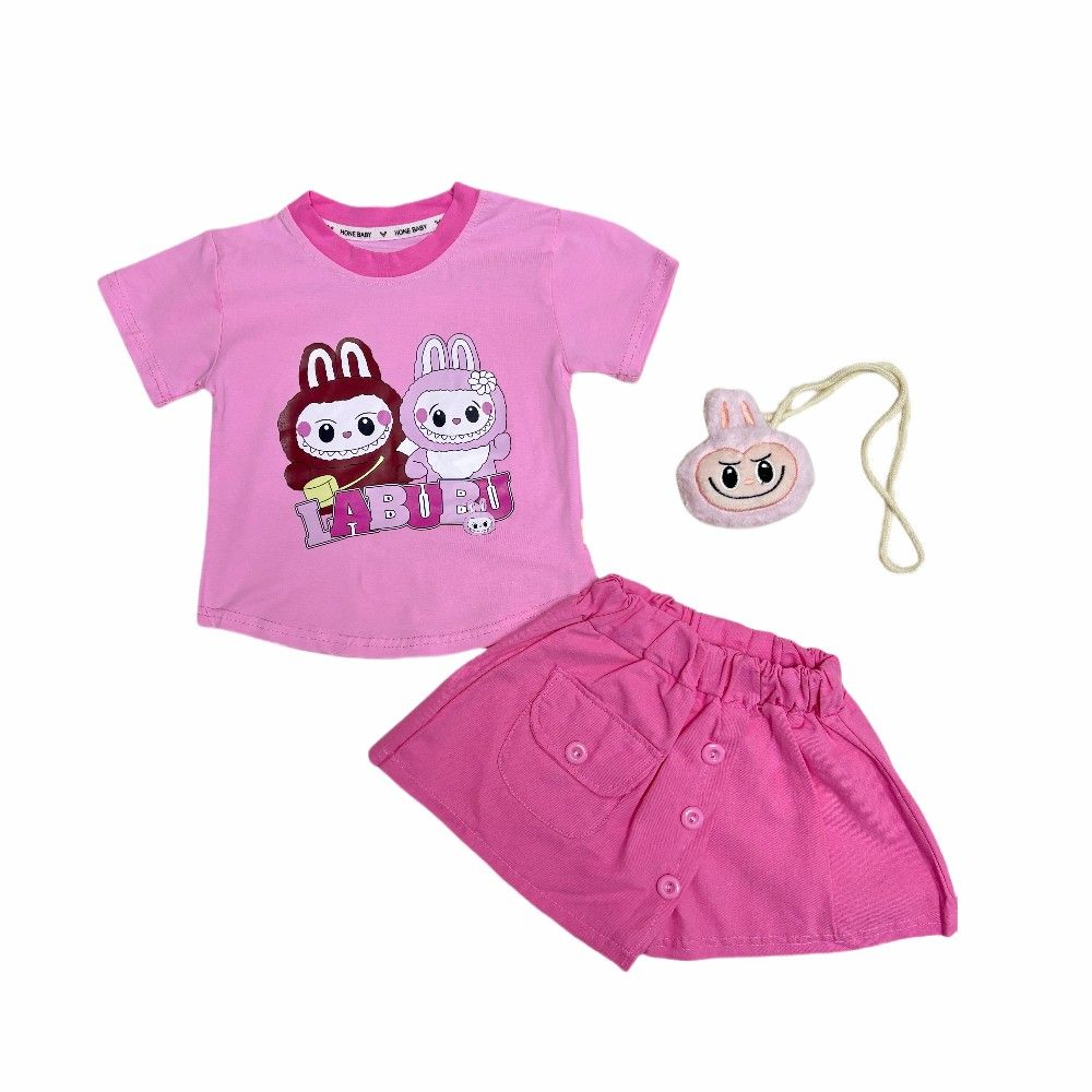 HOT selilng Fashion Trendy Casual Summer Outfits for Girls 1-6Y Toddler Cute Short Sleeve T Shirt and Shorts Set for Kids