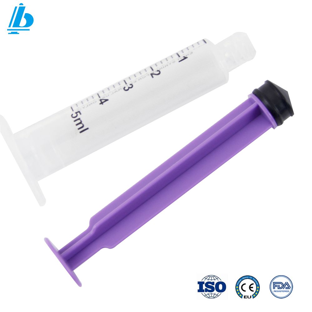 Disposable 5 ml Dispenser Enfit Enteral Feeding Syringe