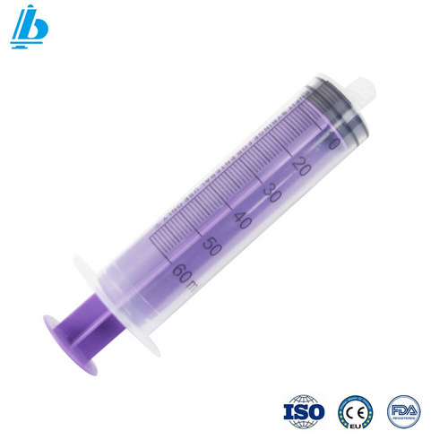 Disposable 60ml Dispenser Enfit Enteral Feeding Syringe