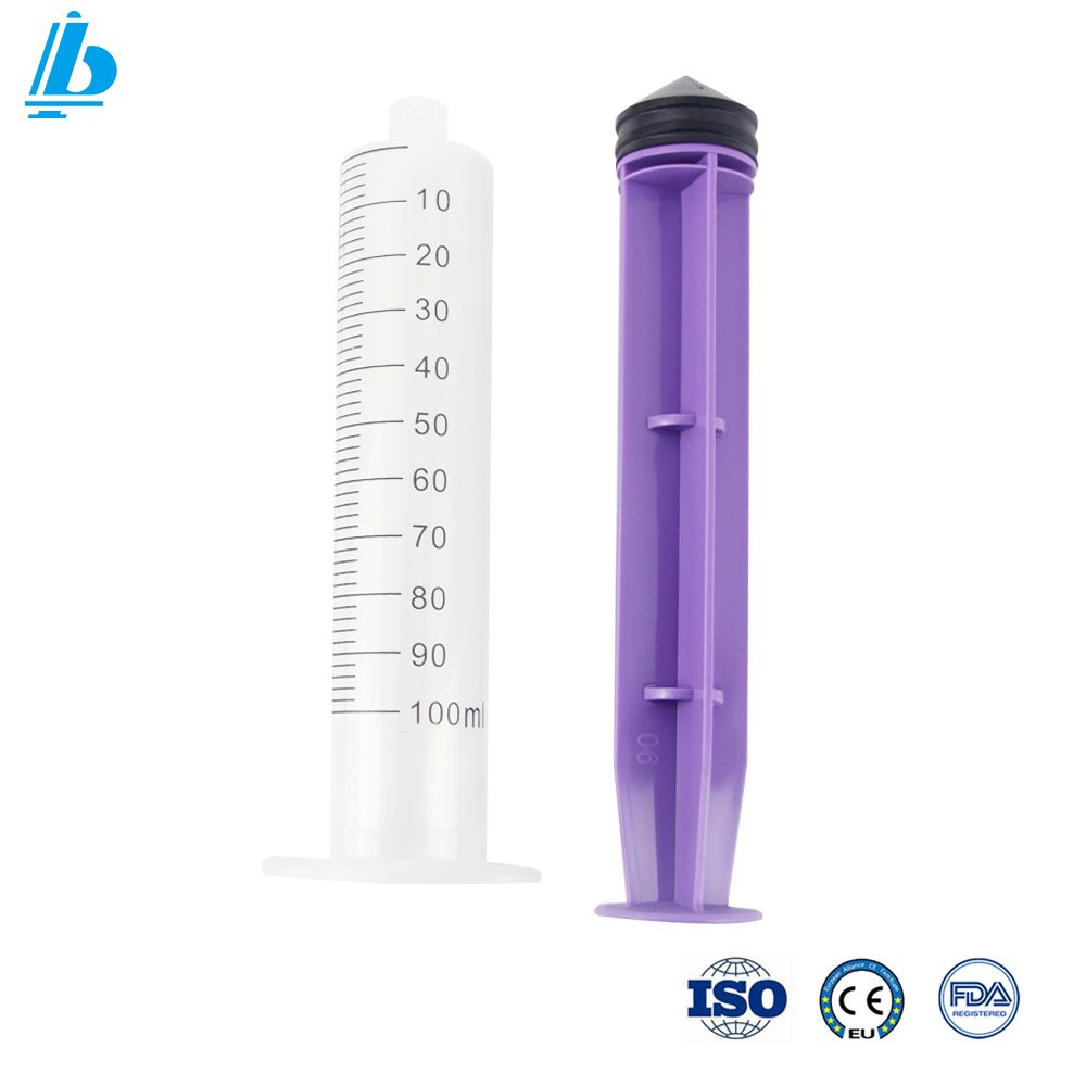 Disposable 100ml Dispenser Enfit Enteral Feeding Syringe