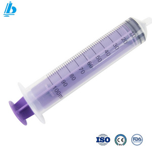 Disposable 100ml Dispenser Enfit Enteral Feeding Syringe