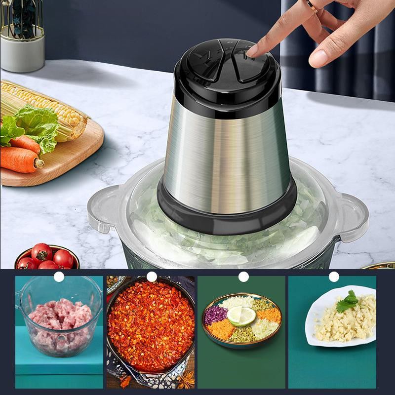 Meat Grinder 1.8L multi-function meat filling stirring crusher 3000W