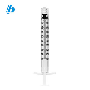 1ml High Transparent PC Luer Lock Beauty Syringe