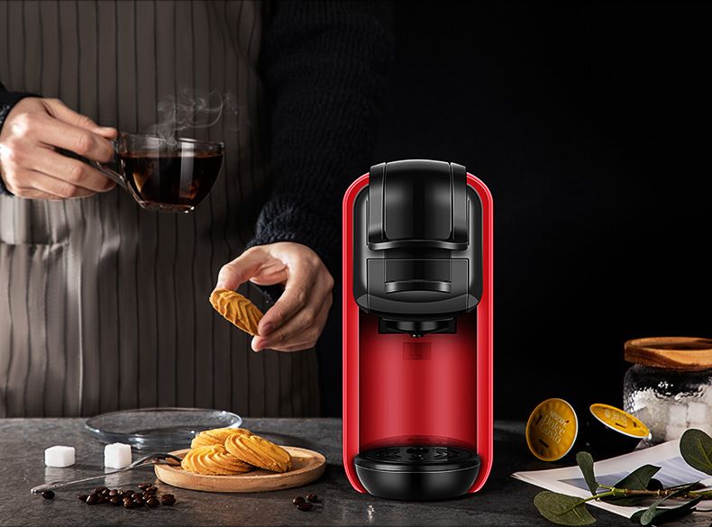 Coffee Machine 19 Bar 4 In1 Multiple Espresso For Dolce Gusto Milk Nexpresso Capsule Ground Coffee Powder Automatic Home