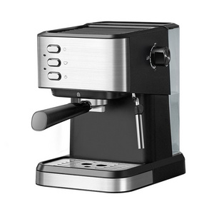 Restaurant Italian Espresso Coffee Makers Machine With Milk Frother