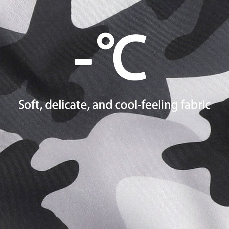 Ergonomic Camouflage Travel Pillow - Cooling Air Support