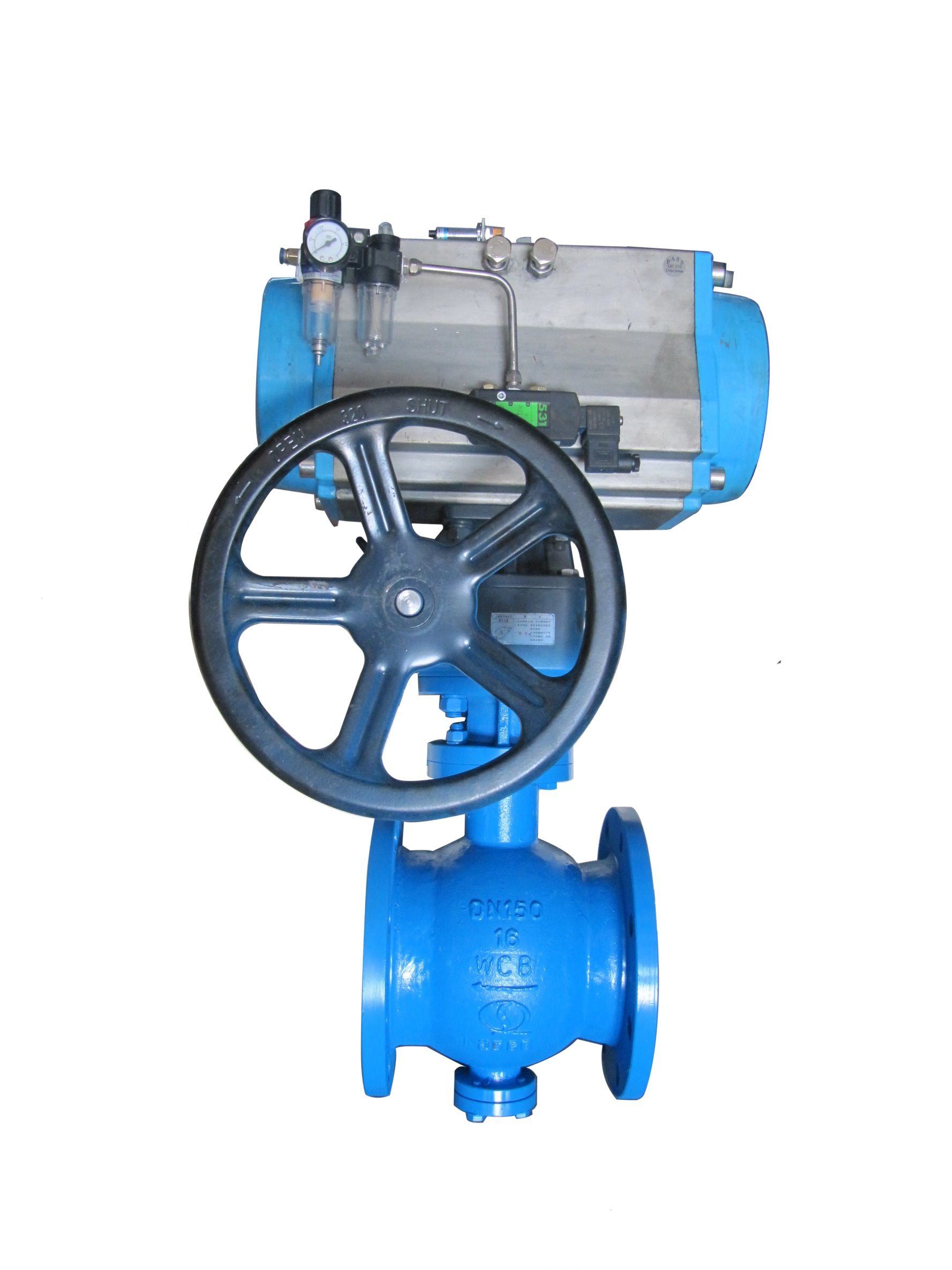 Pneumatic Eccentric Semi Ball Valve