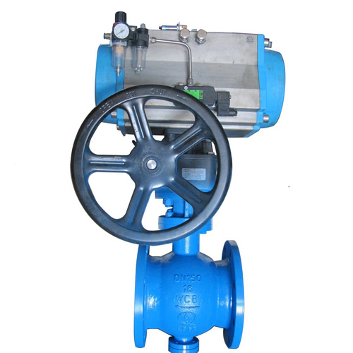 Pneumatic Eccentric Semi Ball Valve