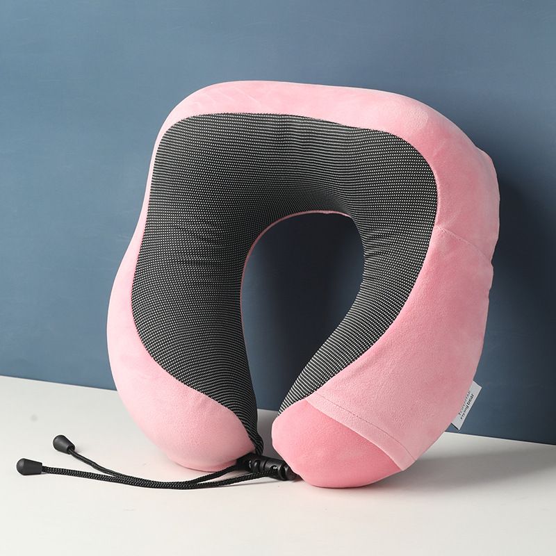 Adjustable Strap Ideal for Airplane Car and Office Use Comfortable Memory Foam Travel Neck Pillow