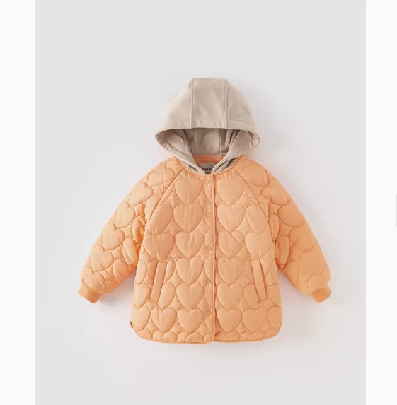 Girls' cotton-padded children's coat Girls' winter cotton-padded winter clothes 2024 winter cotton-padded children's clothes