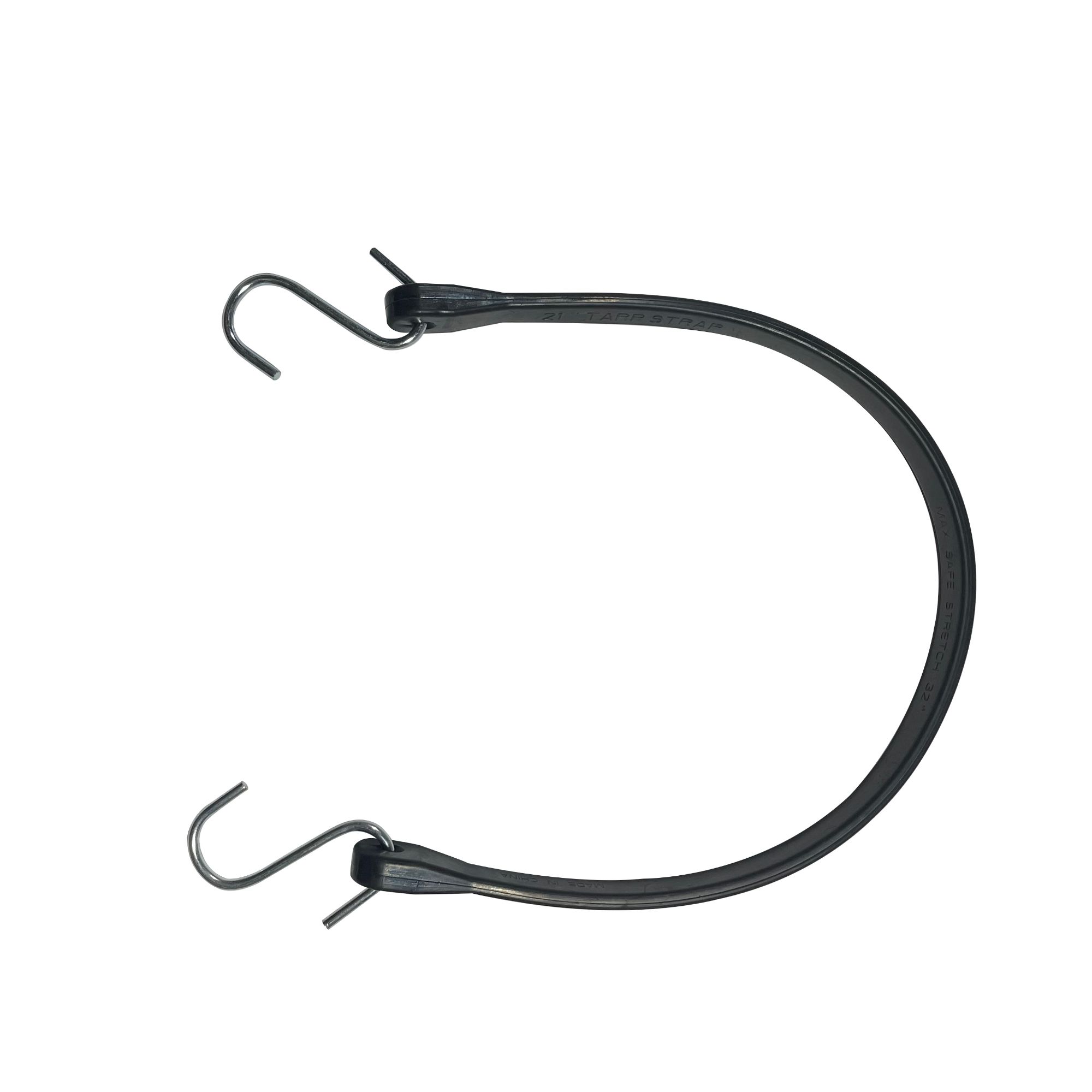 Black hook and high elasticity strap used to bind goods on bicycles, motorcycles, cars, trucks, etc