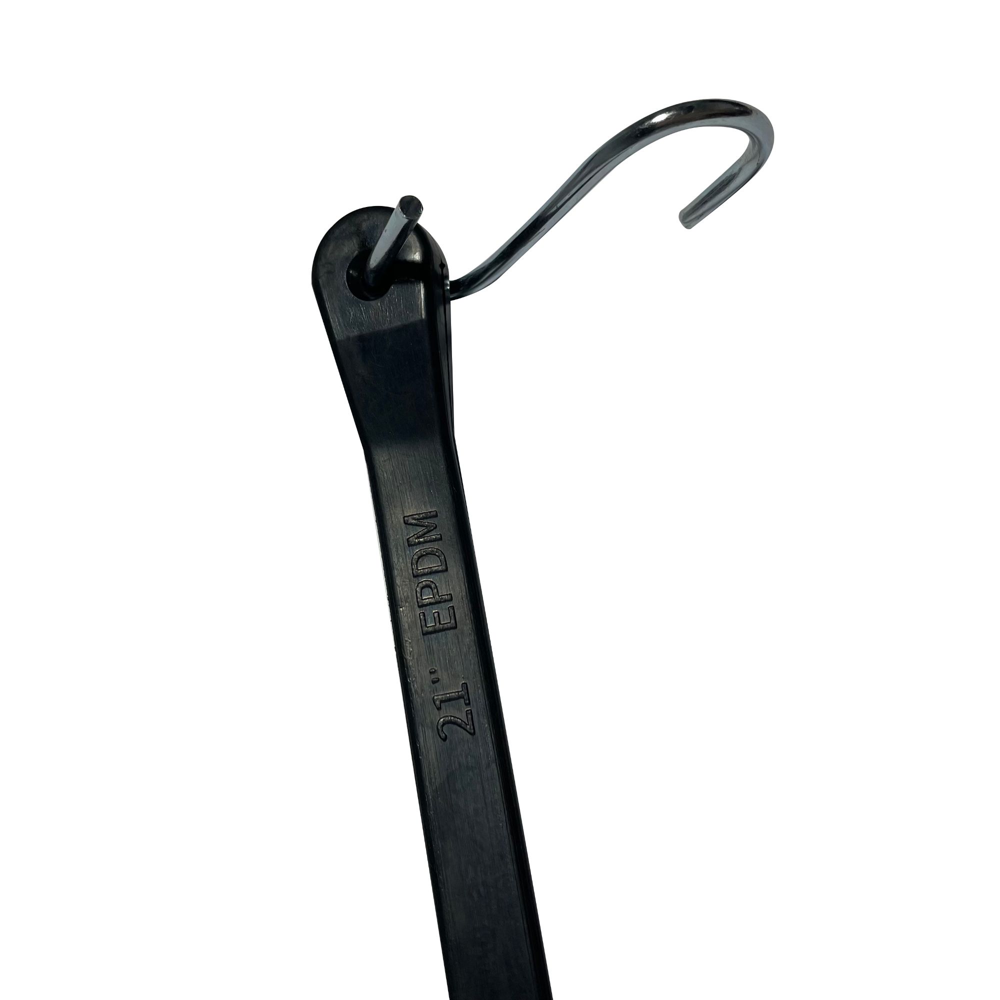 Black hook and high elasticity strap used to bind goods on bicycles, motorcycles, cars, trucks, etc