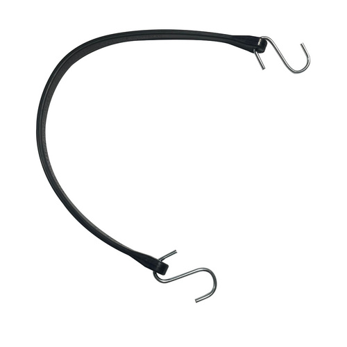 Black hook and high elasticity strap used to bind goods on bicycles, motorcycles, cars, trucks, etc