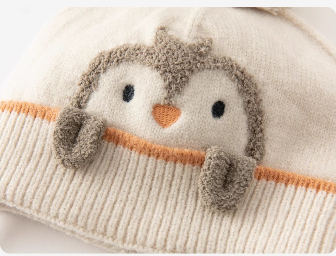 Girls' hats Winter new boys' baby knitted hats Children's cartoon hats 700+ sold