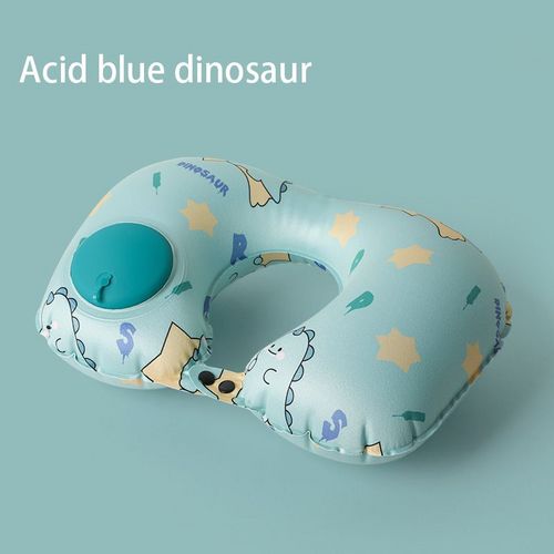 Portable Dinosaur Inflatable Neck Pillow - Travel Essential